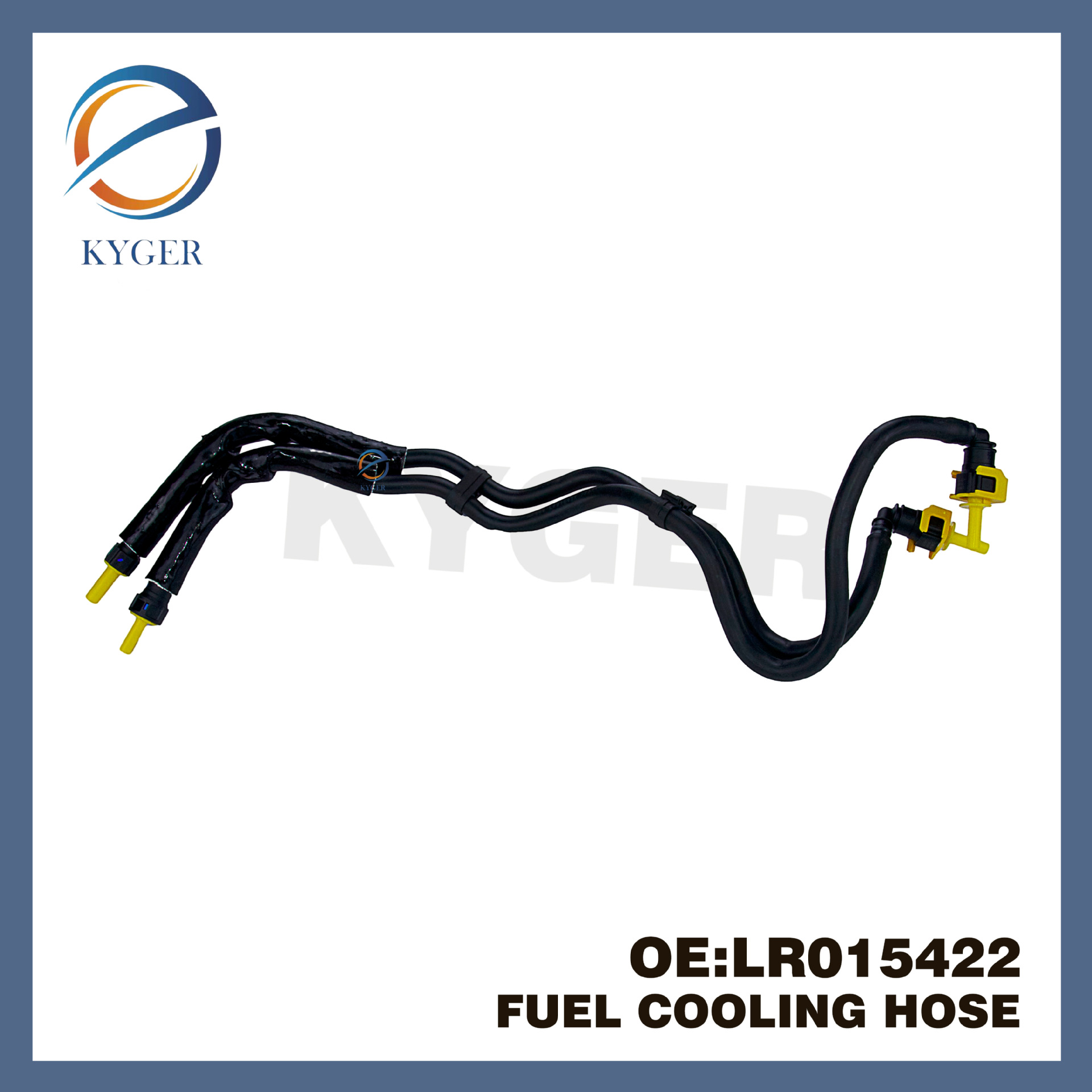 适用于路虎揽运发现四燃油冷却器软管LR015422
