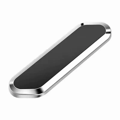 Rotating and Adjustable F16 Metal — Car phone holder - f6-silver-beveled-edge-style