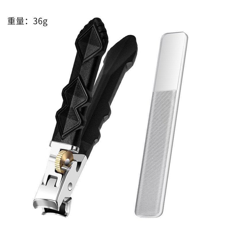 跨境新款大号指甲刀弯头剪厚硬脚趾甲大开口尖嘴修脚钳组合工具套|undefined