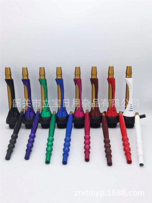 阿拉伯风格金属质感阿帕奇S款二代水烟壶玻璃瓶套装hookah shisha