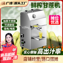 广凌商用立式甘蔗榨汁机压榨机蓄电瓶全自动铜线电机压榨机甘蔗机