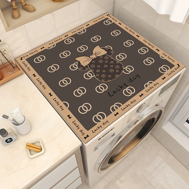 Легкий экстравагантный бренд холодильник пылезащитная крышка тканевые коврики прикроватная тумбочка полотенце барабан стиральная машина коврик водонепроницаемый дом