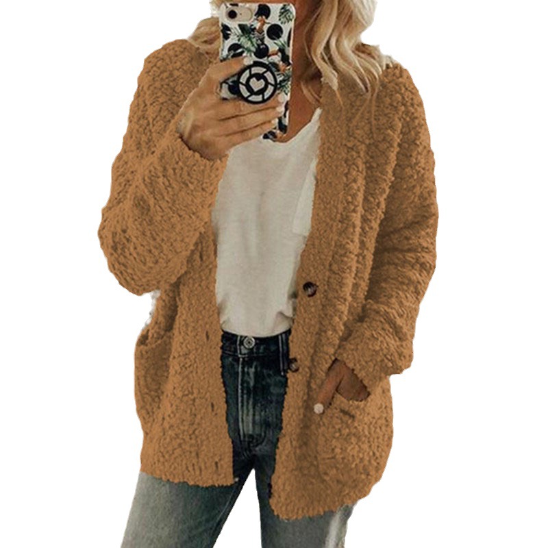 Women's Clothing 2024 autumn and winter women's fashion casual sweater jacket large size top_voghion.com