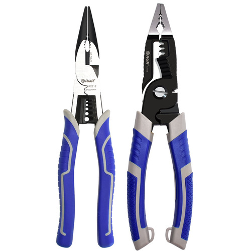 Ruirui Hardware Tools Electric Pliers Needle-Nose Pliers Wire Stripper Ruirui Steel Pliers Line Connectors Six-in-One Electric Pliers