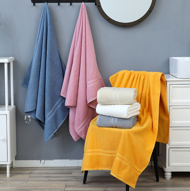 Park Xi New Long-staple Cotton Towel High-grade Type A Thickened Adult Bath Household Pure Cotton Large Bath Towel Two-piece Set