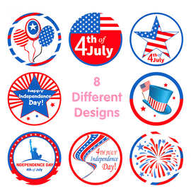 跨境独立日贴纸Independence Day sticker