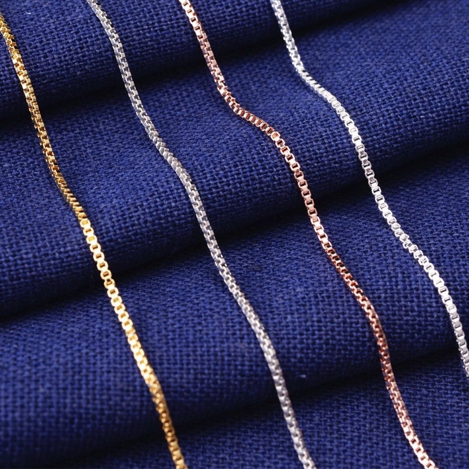 Fashion Solid Color Titanium Steel Plating Necklace 1 Piece