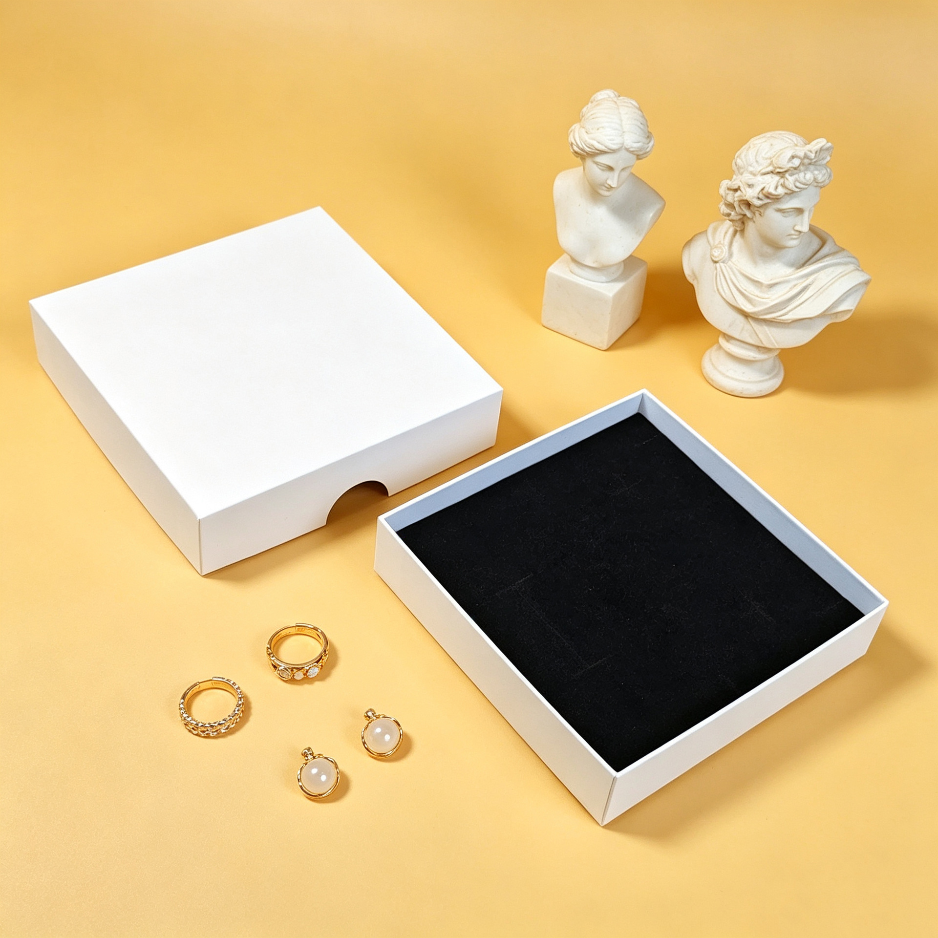 Caixa de joyería de cuero portátil para viajar caja de almacenamiento anillo collar de brazalete bolsa de joyería a prueba de polvo image 30