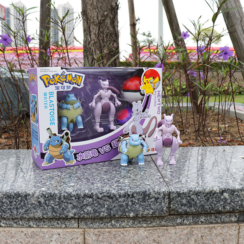 Figura de Juguete de Pikachu Transformable de Pokémon de Johnson & Johnson, Muñeco de Peluche, Adorno, Modelo de Gengar