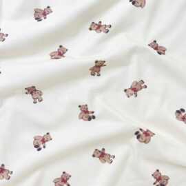 数码印花布2025新款批发毛圈棉针织面料精梳棉卫衣布料精细印花