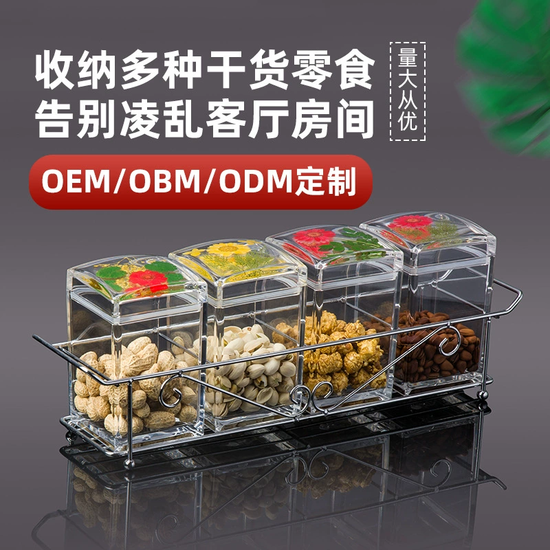 Square acrylic storage box, storage system, direct factory sales