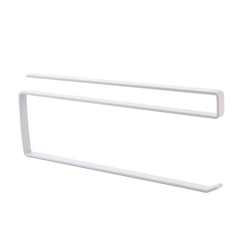 1222 Kitchen roll paper rack cabinet plastic wrap storage hook rag towel rack napkin hanger OPP bag