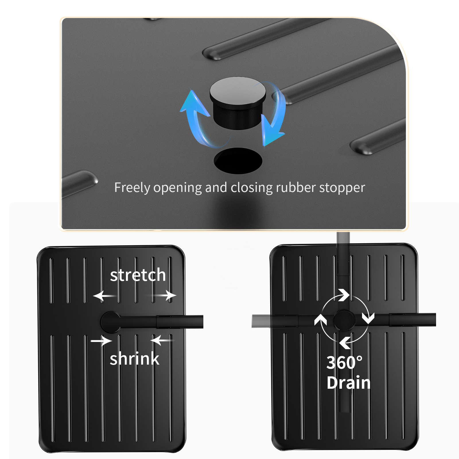 Bucătărie raft de scurgere raft multifuncțional bol și bol de vase și bețișoare de depozitare raft de depozitare pentru dulap de uz casnic_voghion.com