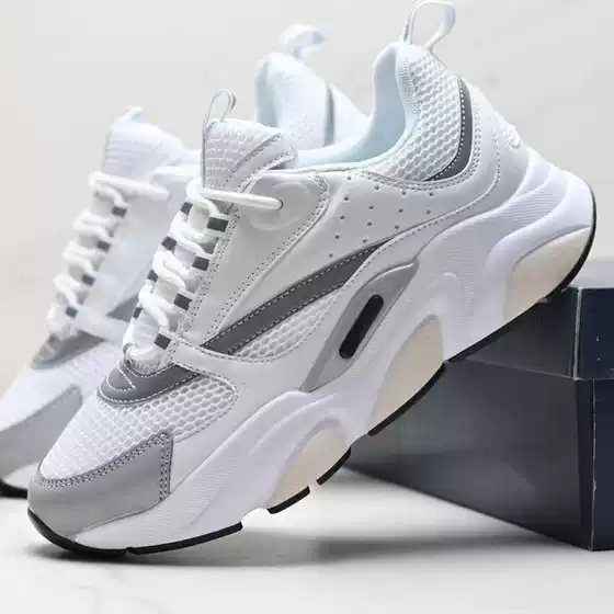 Running Shoes New B22 Mesh Summer Breathable Non-Slip Lightweight Low-Top Casual Sports Shoes Men's and Women's Export Shoes
