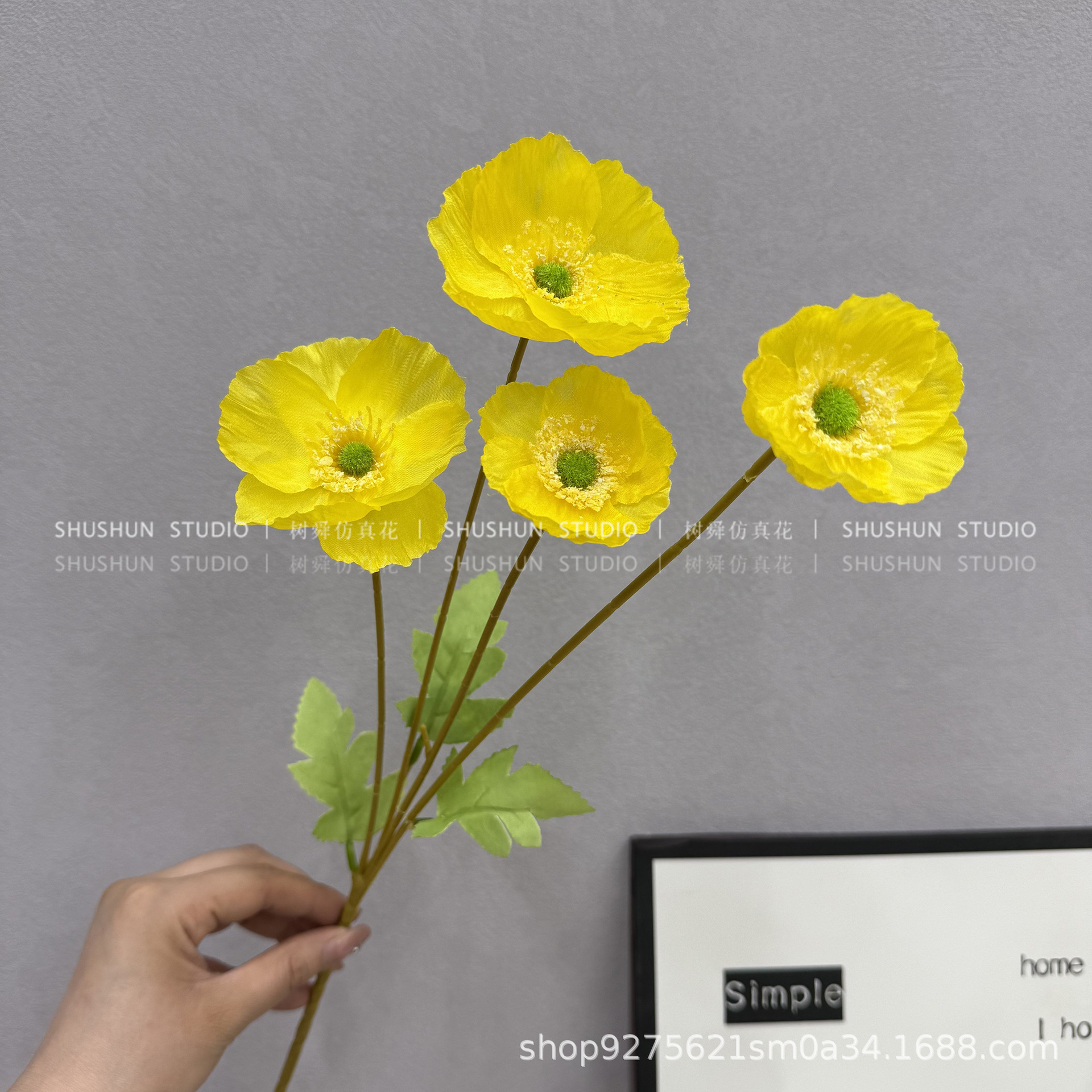 4 꽃 양귀비 (몰려 들지 않음)