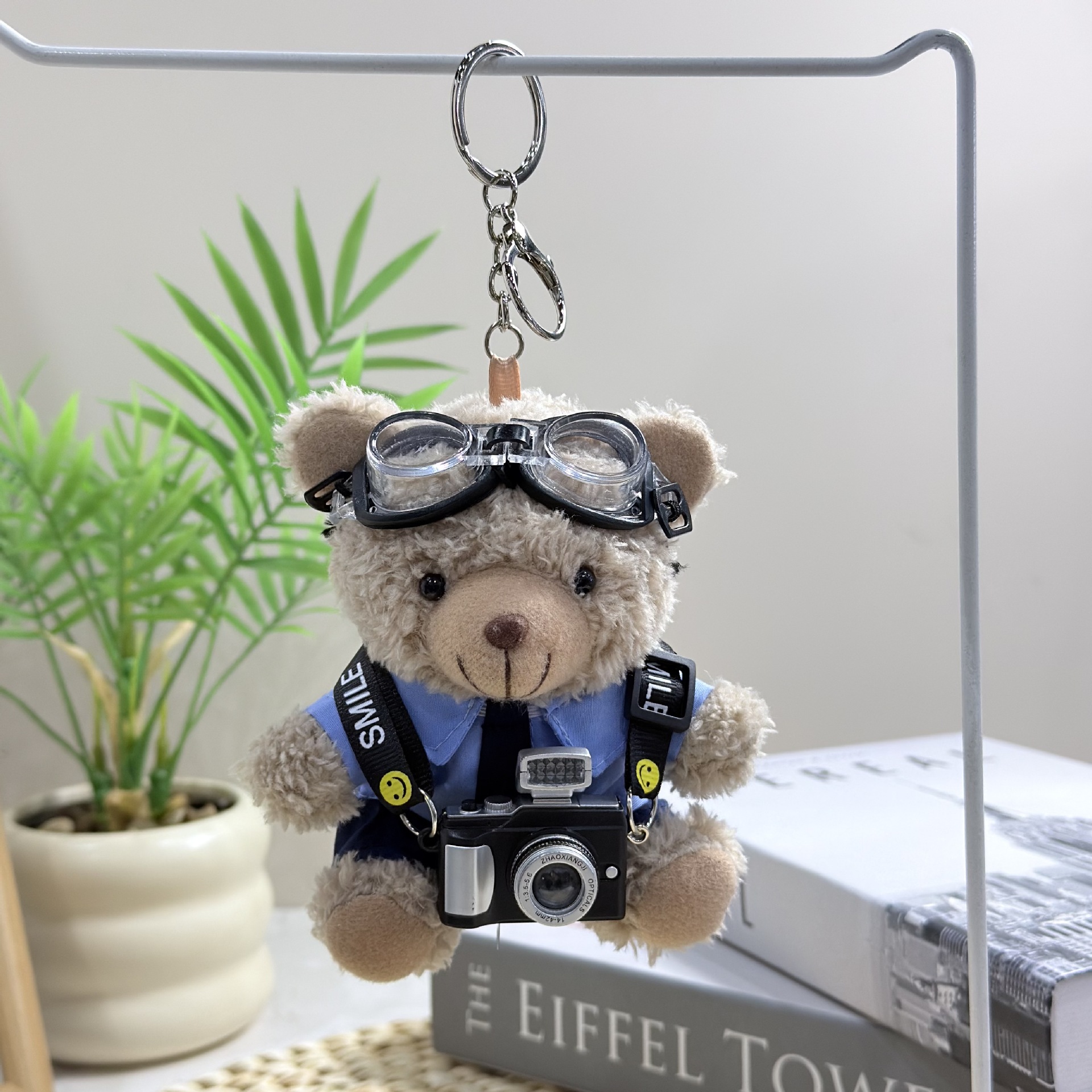 Bolsa de oso pequeño colgante muñeca de peluche muñeca uniforme camisa formal Teddy Bear regalo impresa LOGO