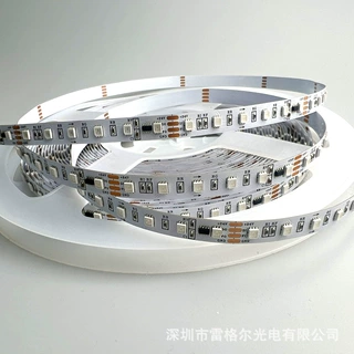 LED2835RGB全彩灯带120灯跑马流水SPI幻彩灯条低压KTV工程灯条
