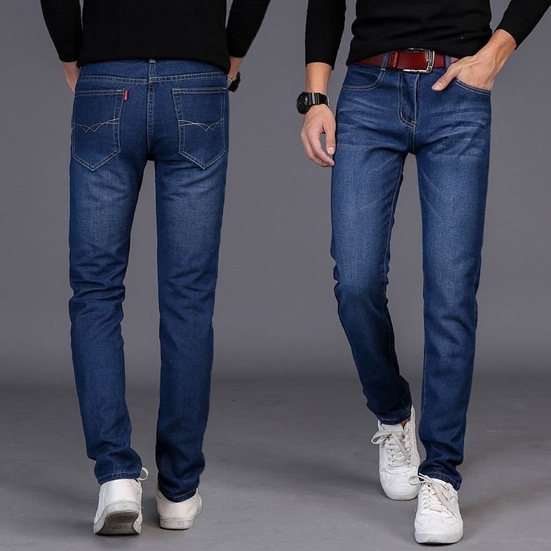 Jeans men Vintage Jean male Denim Pants...