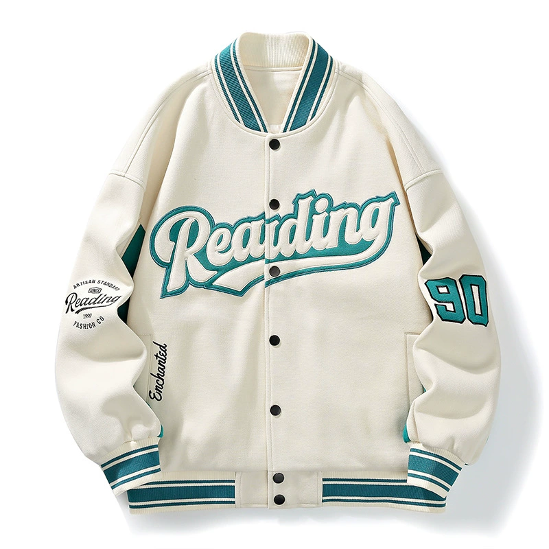 Осенняя куртка Мужская Американская уличная погоня молодой студент ретро модный бренд с Вышивкой Букв мужская бейсбольная одежда