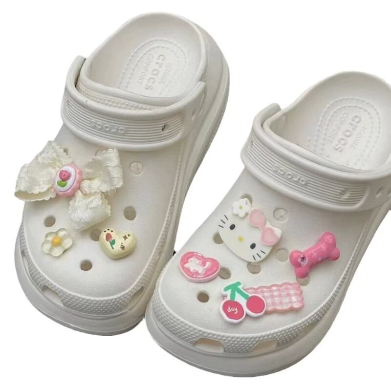 ホットセール小紅書と同じ甘くてかわいいチェリーキャットホールシューズセットDIY素材卸売工場直販|undefined