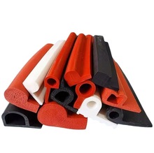 P型胶条止水带b型硅胶条9字型密封条发泡条蒸烤箱防尘条硅橡胶