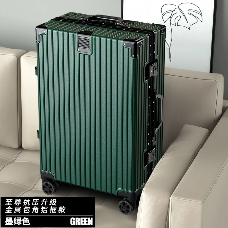 Maleta maleta para hombre, robusta, duradera y silenciosa, rueda universal, caja de contraseña para estudiante, maleta trolley de gran capacidad para mujer
