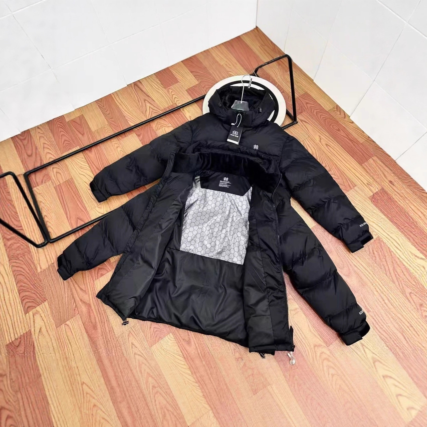 25可隆刺绣款冬季面包保暖羽绒服内里石墨烯锁温效果级好男女同款