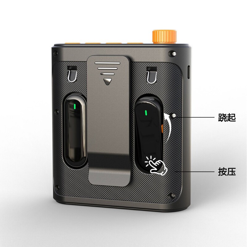 小型ワイヤレス拡声器 教師・ガイド・研修・屋外・ショッピングモール・販促用 教授用マイク・スピーカー|undefined