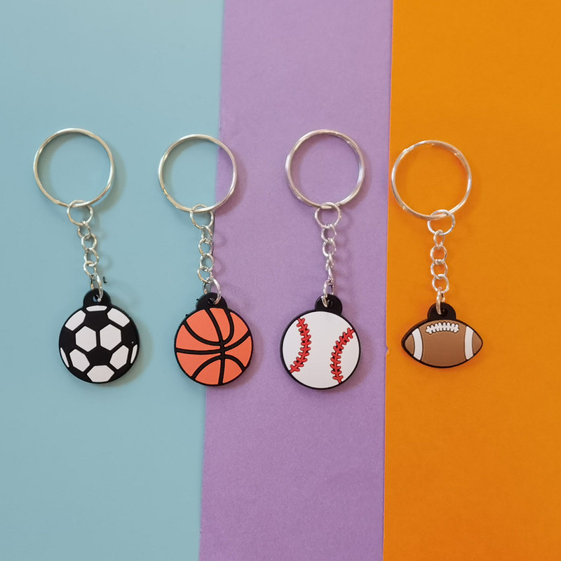 Pvc Soft Rubber Cross-Border Keychain Wholesale Football Keychain Cartoon Football Pendant Boundary Cup Gift Toys in Stock Pvc Soft Rubber Cross-Border Keychain Wholesale Football Keychain Cartoon Football Pendant Boundary Cup Gift Toys in Stock