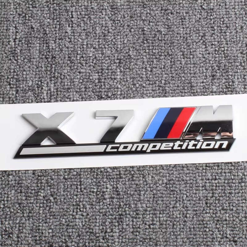 BMW マーク装飾ステッカー修正 X1X3X5X6X7 サンダーバージョンマークブラックウォリアーカーロゴスポーツテールマークに適しています。|undefined