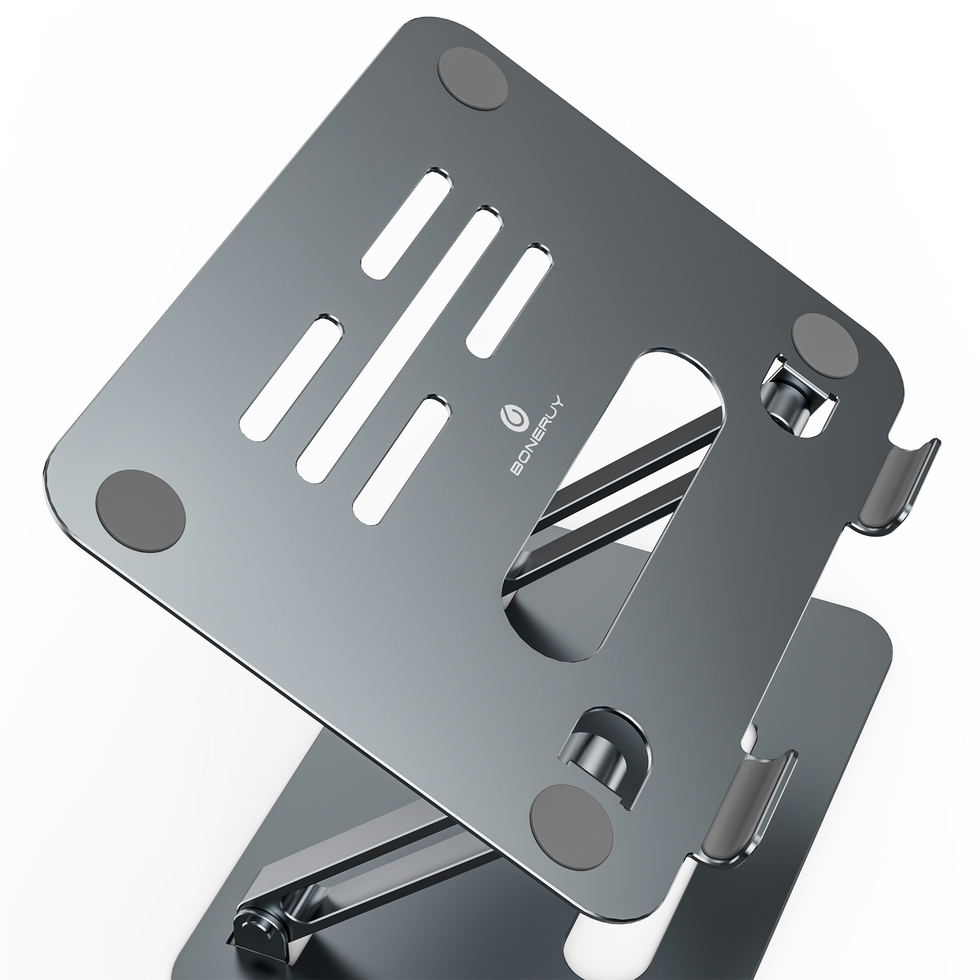 El comercio exterior de escritorio soporte del ordenador portátil aumento de la disipación de calor plegable de elevación de aleación de aluminio multifuncional soporte para portátil