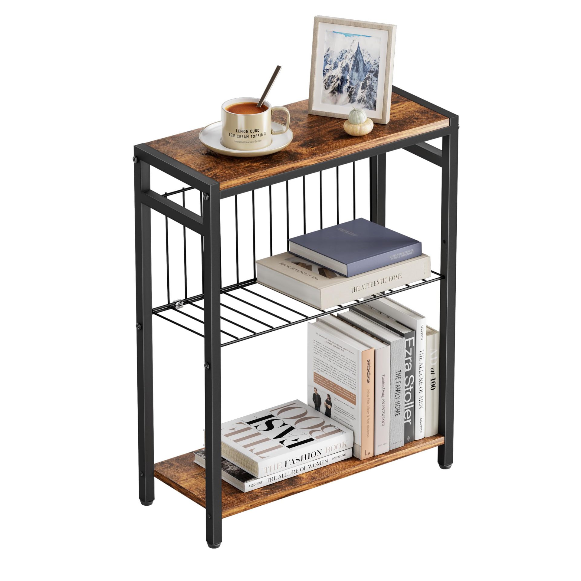 Comercio exterior personalizado tabla lateral tabla lateral estrecha al lado del sofá dormitorio almacenamiento al lado de la cama pequeño gabinete de cabecera esquina