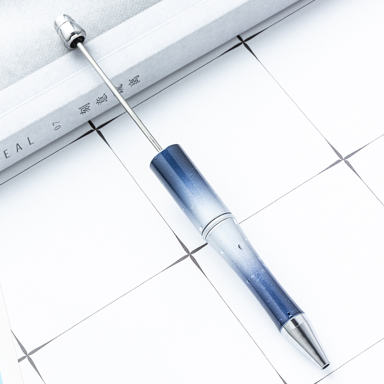 Diy Star Bead Pen creativo galvanizado UV Bead Pen estrella sequin gradiente Bead Pen al por mayor