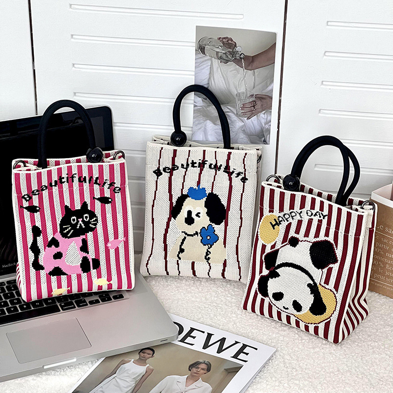 Bolso de hombro de mujer versátil 2025 nuevo estilo de lujo ligero estilo de moda de punto de mano bolso de hombro de hombro de hombro