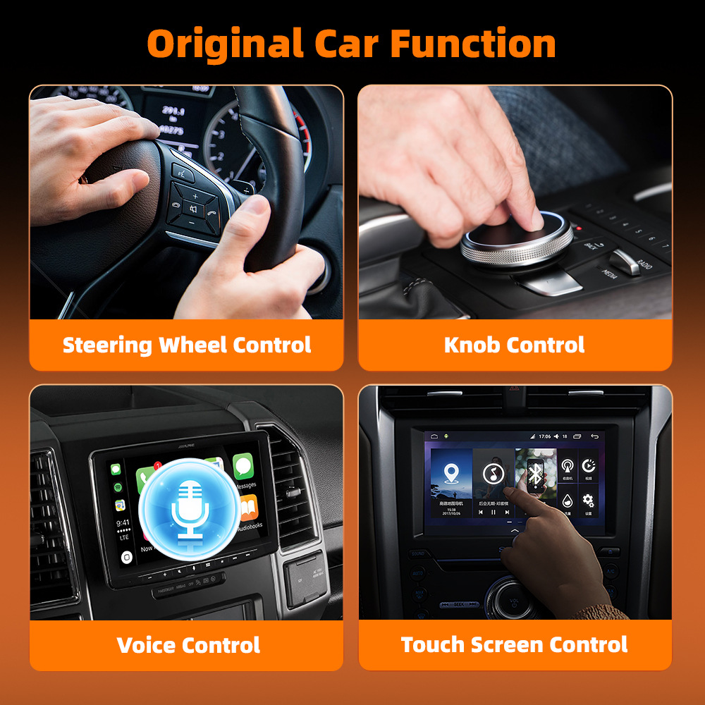 Upgrade your car's wired system with this 2-in-1 wireless CarPlay adapter, making in-car connectivity a breeze