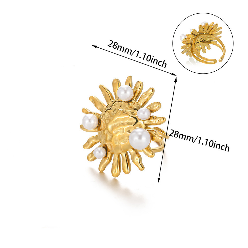 8g Weight 0.03µm-0.05µm Gold Plating Thickness PVD Coated Gold Plating Process 18K Real Gold Plated Plating Material Zircon Inlay Material Open Rings Classification 1 Piece Quantity Casual, Daily, Shopping Occasion 304 Stainless Steel Material Waves, Crown Pattern All Seasons Season Women's Gender Elegant, Classic Style, Affordable luxury style Style Waterproof Non Tarnish, Plating Craft PVD Coated Real Gold Plated 18K Gold Waves Crown 304 Stainless Steel Elegant Classic Style Affordable Luxury Style Waterproof Non Tarnish Open Rings 27