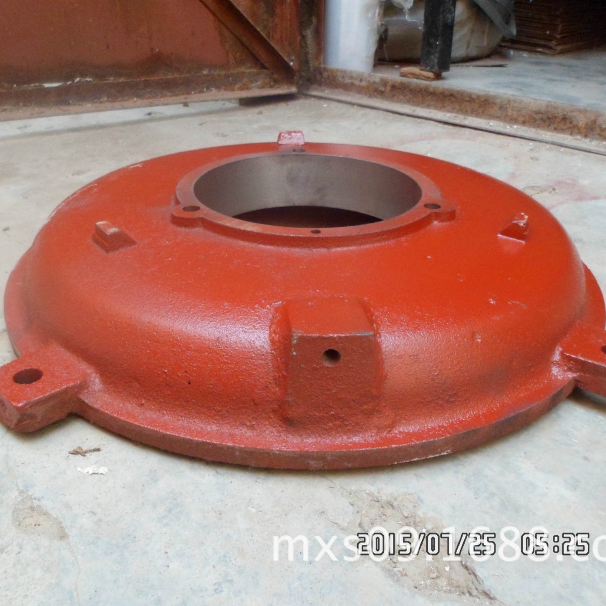 厂家供应Y280端盖带注油孔的立式法兰端盖    卧式端盖 电机端盖