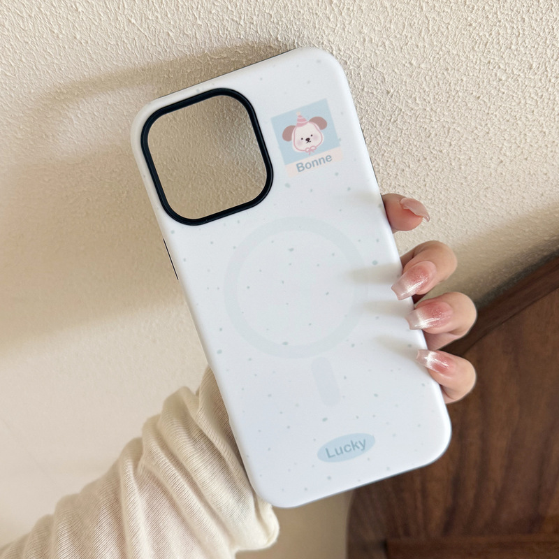 小動物磁気スタンド付きスマホケース Apple iPhone16対応 13フィルム 15promaxハードケース 14韓国風 17|undefined