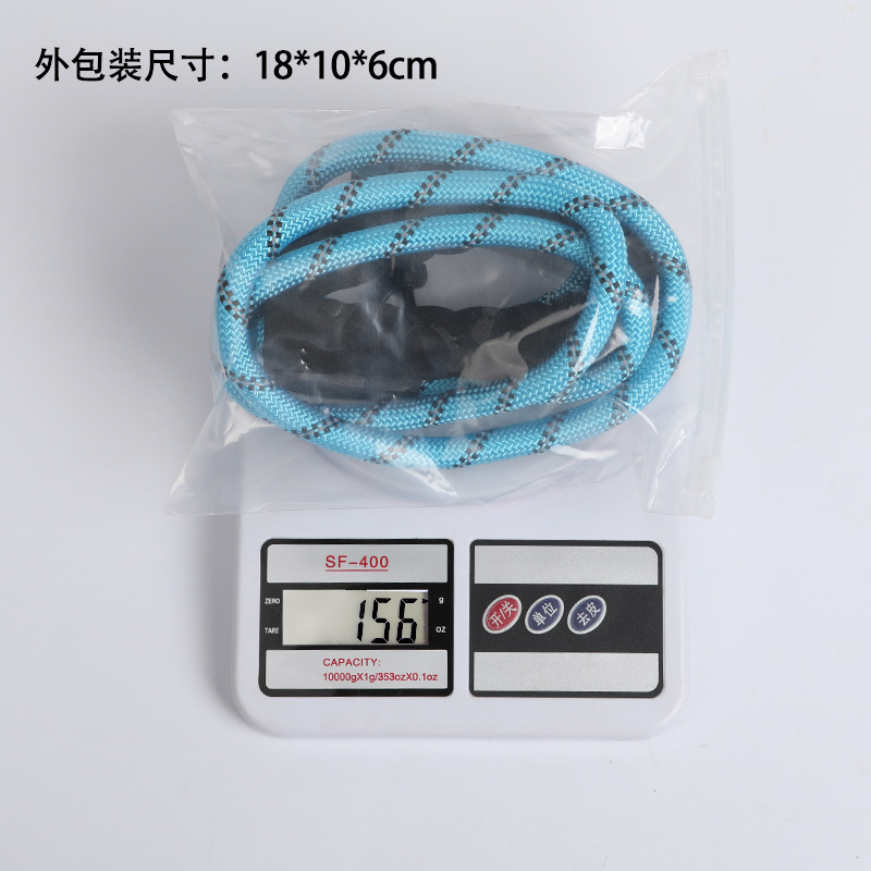 Noche alargada correa de perro reflectante mango de espuma EVA correa de perro comida para perros perro cuerda para caminar suministros para mascotas 1,5 m