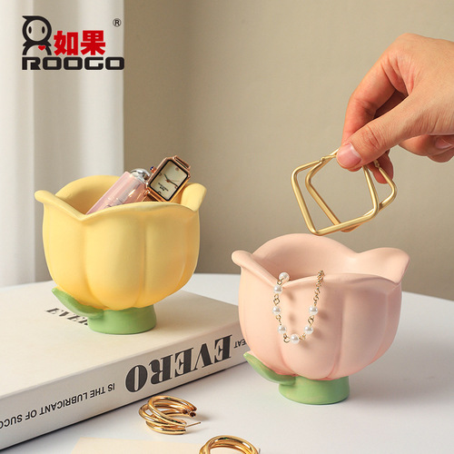 Creative home decorations flowers desktop porch storage small ornaments bedroom bedside table night light atmosphere lighting decorations