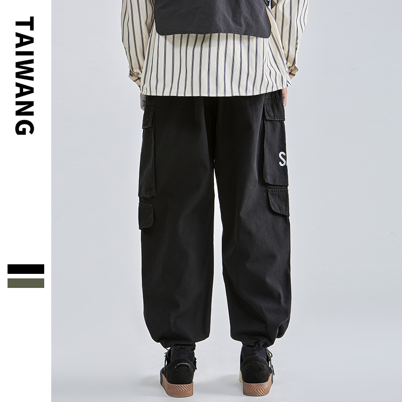 Men's Clothing Thai King Men's Wear Tide Brand Overalls Men 2024 Autumn New Men's Pants Youth Printed Casual Pants_voghion.com