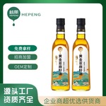 黄金亚麻籽油内蒙古胡麻油500ml一级压榨食用油批发定制礼盒装