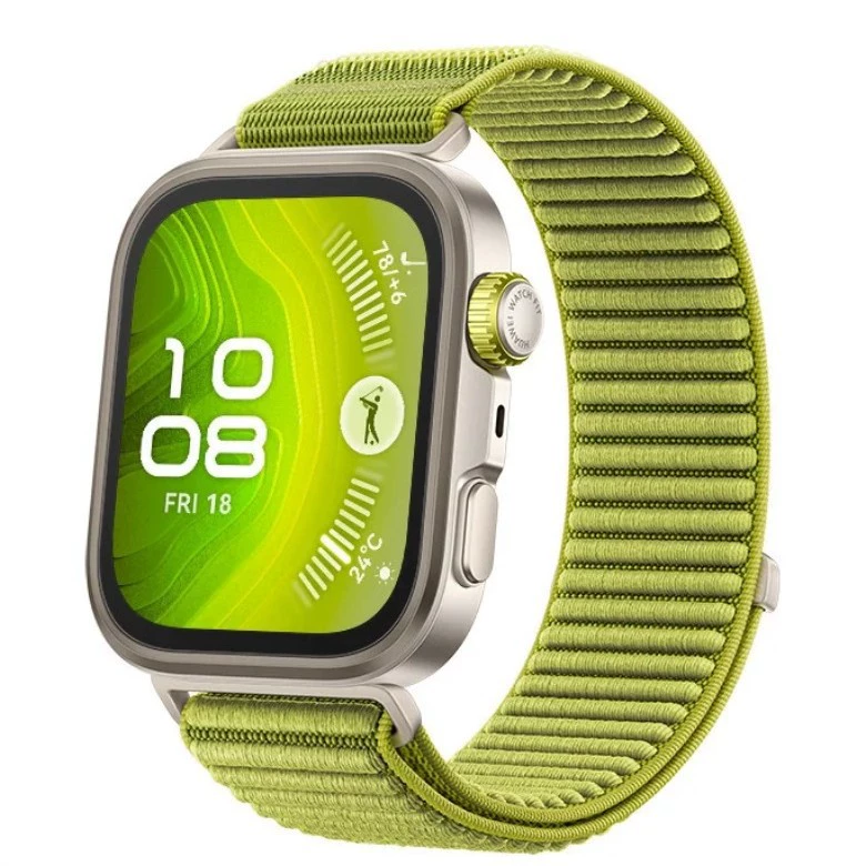 Подходит для нейлонового ремешка для часов Huawei Fit3/4 с петлей Huawei watchFit4pro, ремешок для часов на липучке