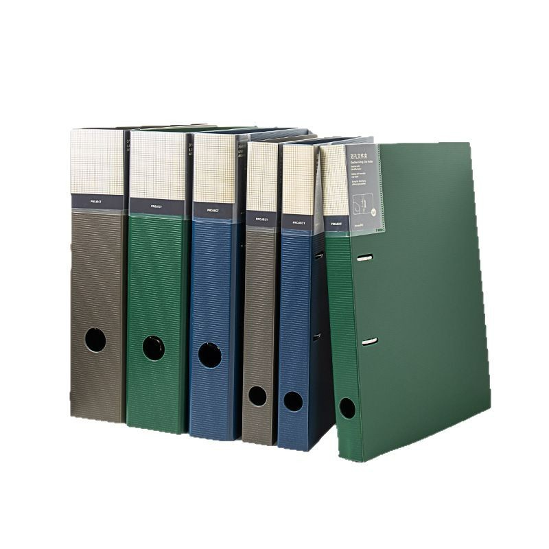 Carcasa de carpeta de dos orificios Carcasa de carpeta de trabajo rápido de doble orificio Carpeta de carpeta perforada a4 Carpeta de archivo de datos de carpeta de 2 orificios