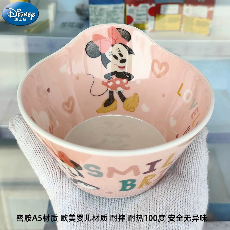 Disney, tableware for feeding, cartoon children's shatterproof dinner plate for food