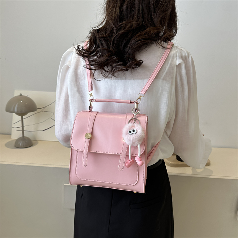 Mochila de hombro de alta capacidad de moda simple temperamento de verano 2024 nueva bolsa de ocio de estilo extranjero bolsa de moda simple para mujeres