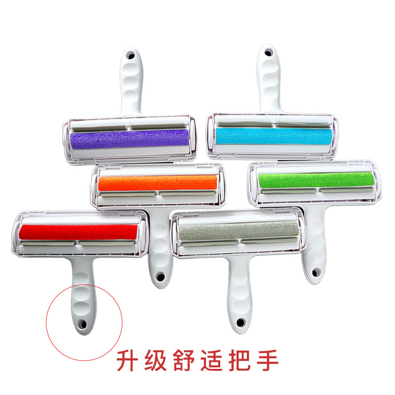 Dispositivo de pelo pegajoso para mascotas, potente cepillo de pelo para gatos, artefacto de limpieza de pelo de perro y gato, rodillo para el hogar, sofá, alfombra, pelo flotante