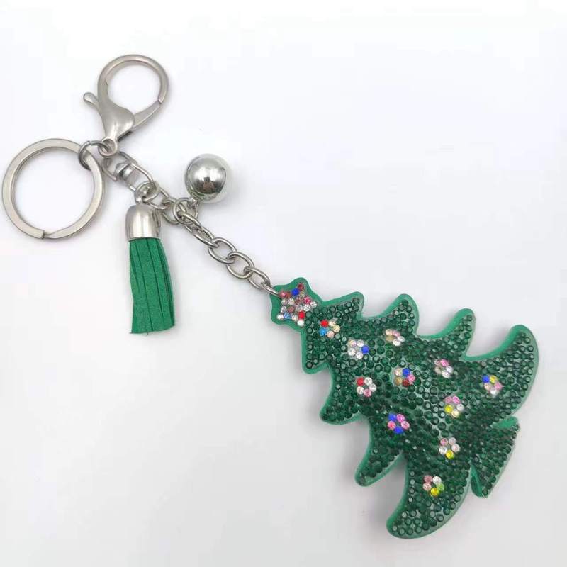 国境を越えた新しいクリスマスアクセサリーのホットドリルのキーホルダークリスマスプレゼント装飾部品工場卸売り|undefined