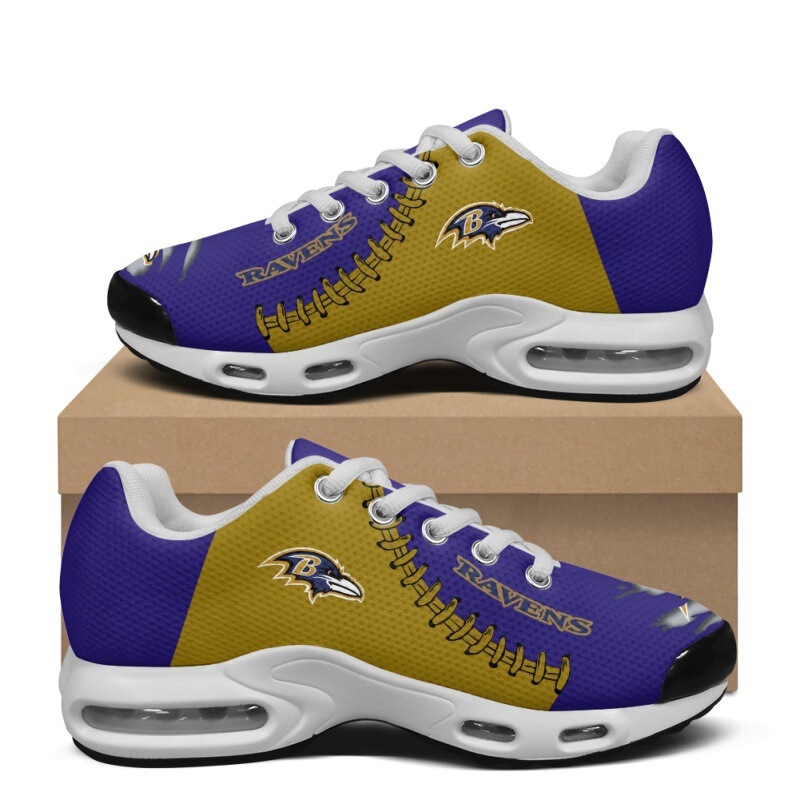 Baltimore Ravens Wilson Metal team printable sports and leisure air cushion shoes for independent station