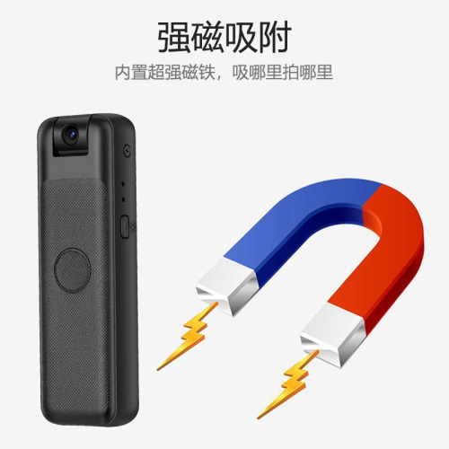 High-definition back-mounted camera recorder for law enforcement meetings, 1080p infrared night vision WiFi sports camera